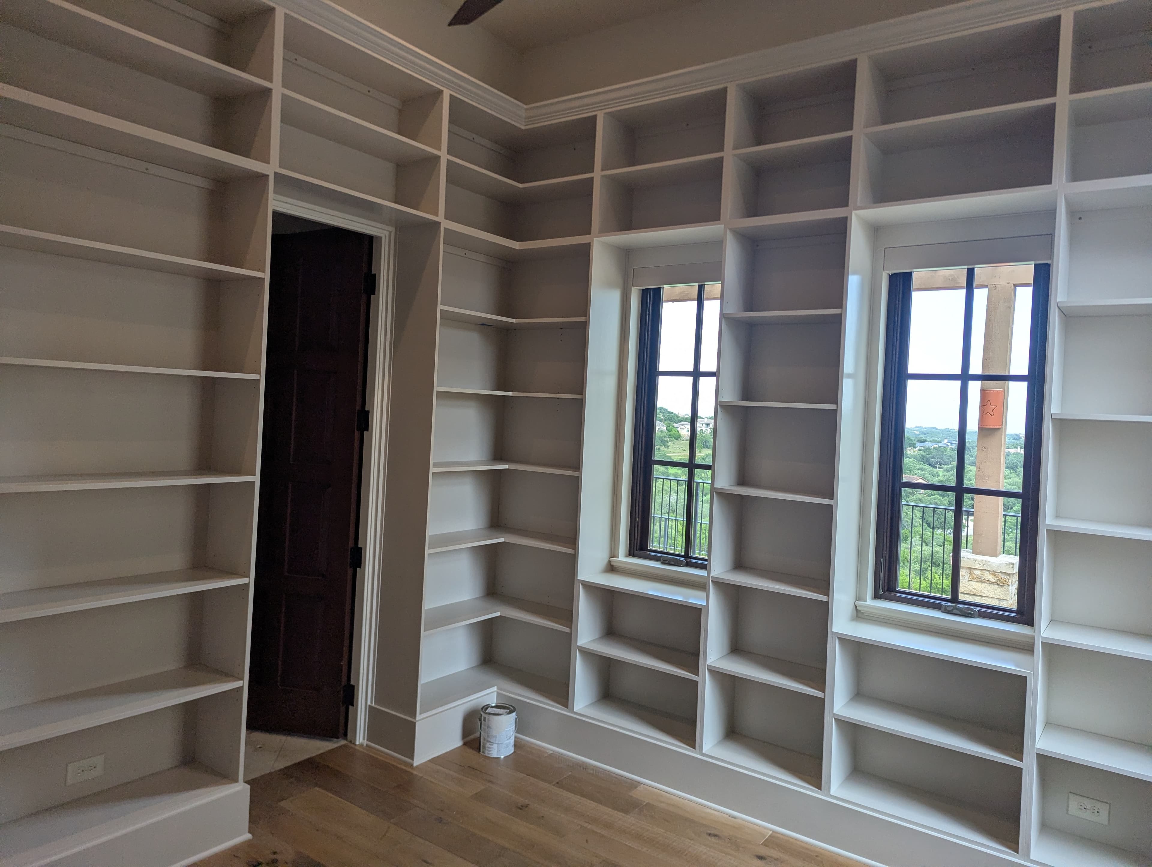 Built-In Library, Window Wall in Boerne, TX
