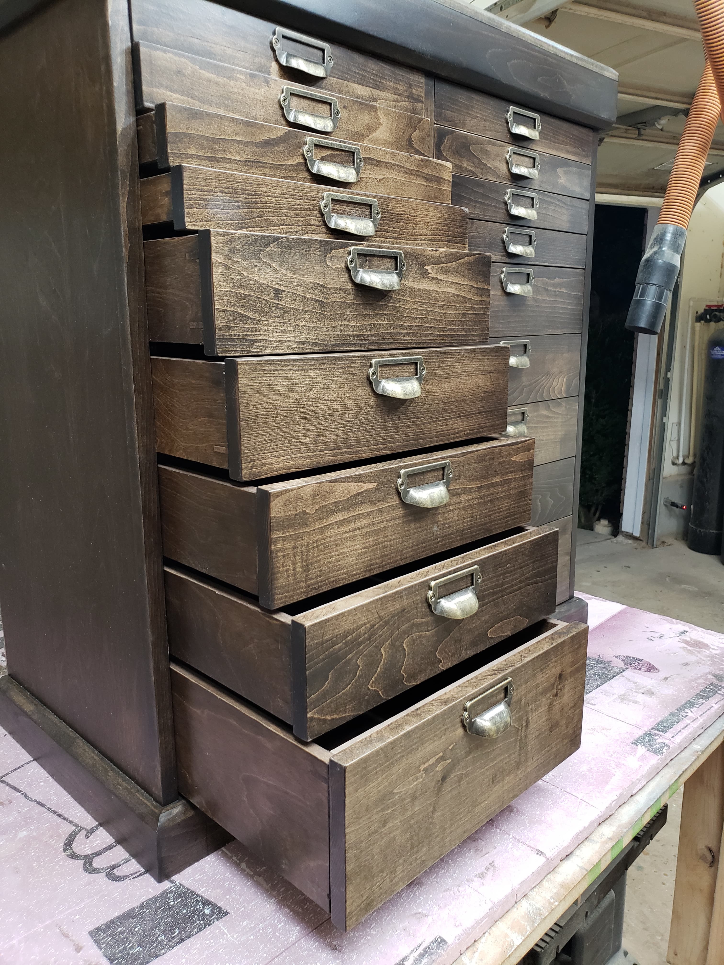 Custom kitchen cabinet drawers with soft-close hardware - San Antonio TX