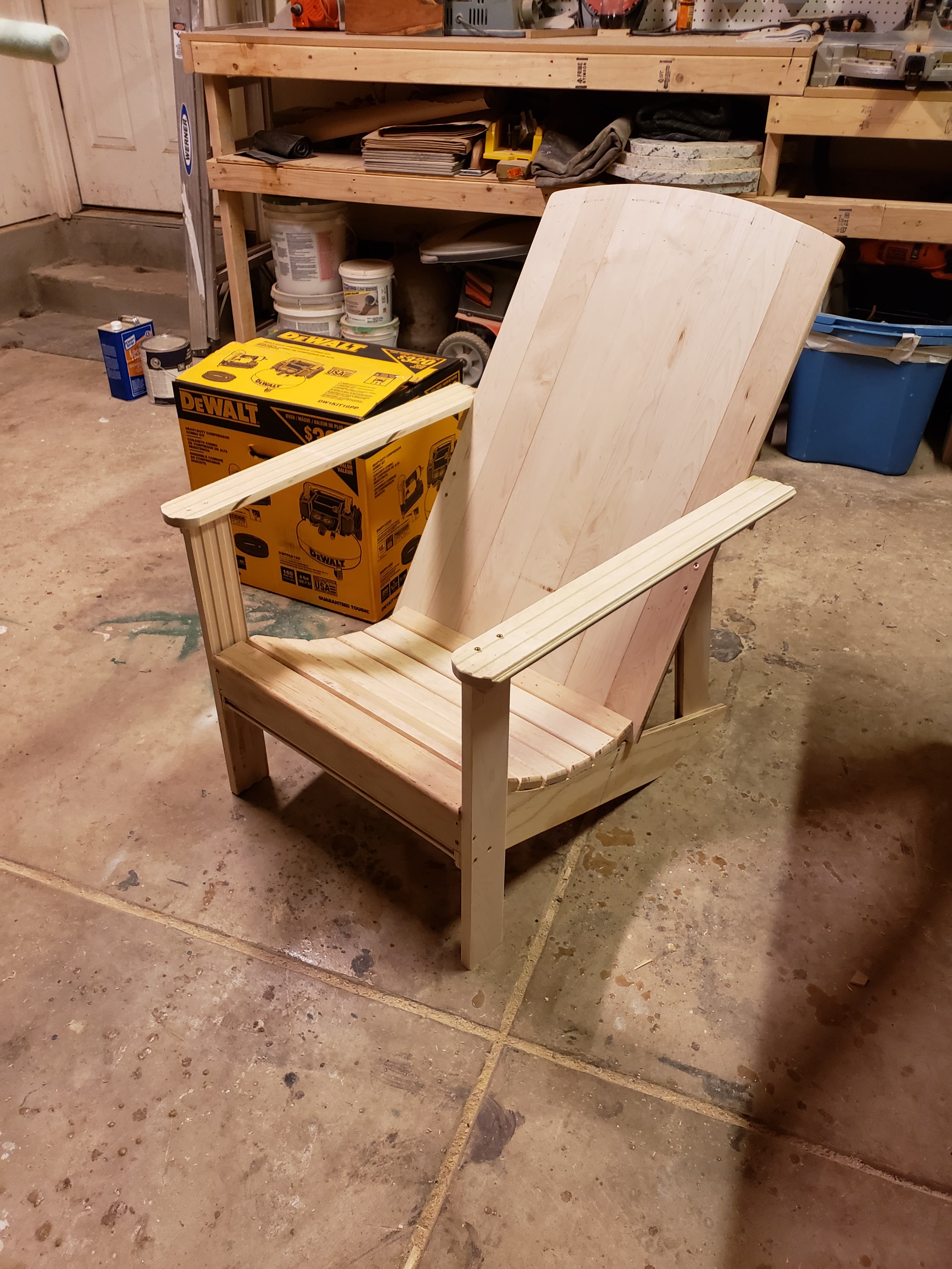 Custom dining table construction in our workshop - San Antonio carpentry